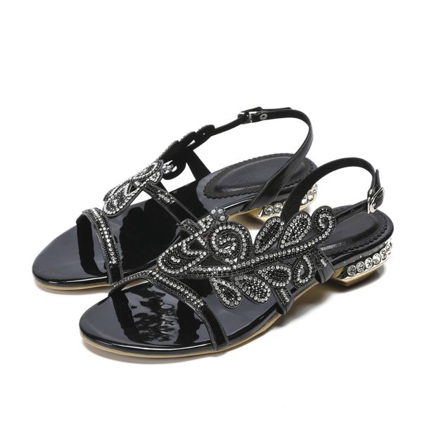 women's summer black vine pattern sandals slip fashion party dinner flat sandals little girl
women's summer black vine pattern sandals slip fashion party dinner flat sandals little girl