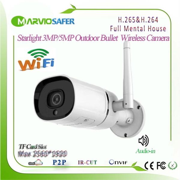 new h.265 starlight 5mp wifi outdoor ip network camera cctv wireless security camara, onvif rtsp tf card audio recording
new h.265 starlight 5mp wifi outdoor ip network camera cctv wireless security camara, onvif rtsp tf card audio recording