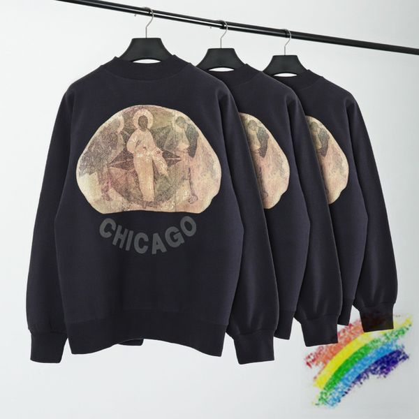 4styles foaming printing sweatshirts men women 1 version crewneck, Black
4styles foaming printing sweatshirts men women 1 version crewneck, Black