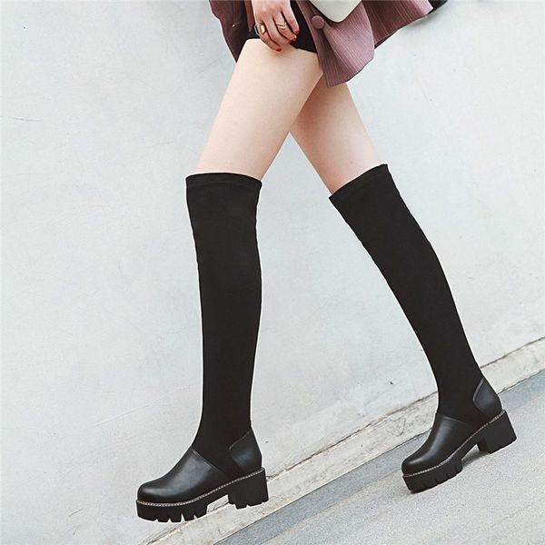 ymechic 2020 black over knee boots женщин botas платформа коренастый высокие каблуки botas женская зимняя обувь езда длинные сапоги выше кол
ymechic 2020 black over knee boots женщин botas платформа коренастый высокие каблуки botas женская зимняя обувь езда длинные сапоги выше кол