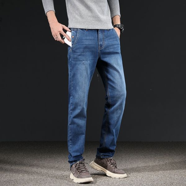 men's jeans autumn fashion business casual stretch classic trousers anti-theft pocket denim pants male blue 28-40,p335
men's jeans autumn fashion business casual stretch classic trousers anti-theft pocket denim pants male blue 28-40,p335