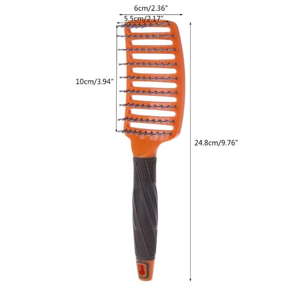 fashion anti-static hair comb brush professional styling combs hairbrush salon x7ja, Silver
fashion anti-static hair comb brush professional styling combs hairbrush salon x7ja, Silver