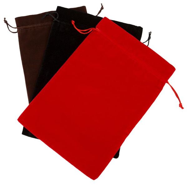 1pcs big velvet drawstring pouch bags 20x30cm(8"x12") jewelry wedding holiday new year christmas party makeup gift bag black red, Pink;blue
1pcs big velvet drawstring pouch bags 20x30cm(8"x12") jewelry wedding holiday new year christmas party makeup gift bag black red, Pink;blue