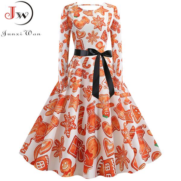 s-5xl christmas print vintage dress women autumn winter long sleeve a-line midi party dress pin up 50s 60s robe femme plus size, Black;gray
s-5xl christmas print vintage dress women autumn winter long sleeve a-line midi party dress pin up 50s 60s robe femme plus size, Black;gray