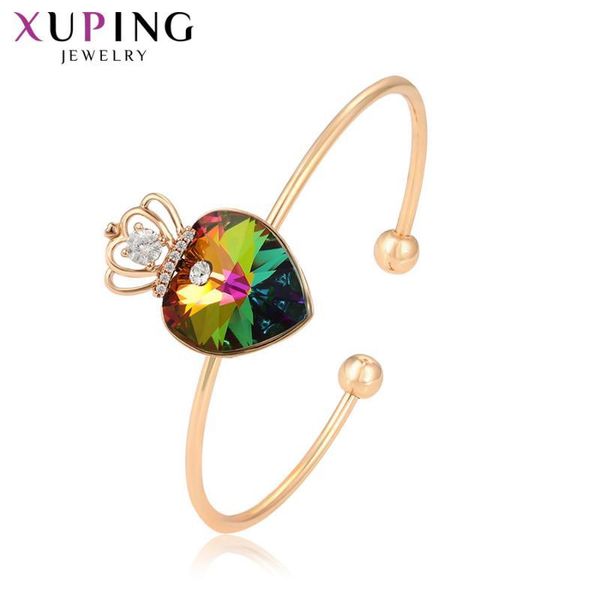 xuping fashion heart shaped bangle for women romantic crystals from party wedding birthday gift s188.6-50007, Black
xuping fashion heart shaped bangle for women romantic crystals from party wedding birthday gift s188.6-50007, Black