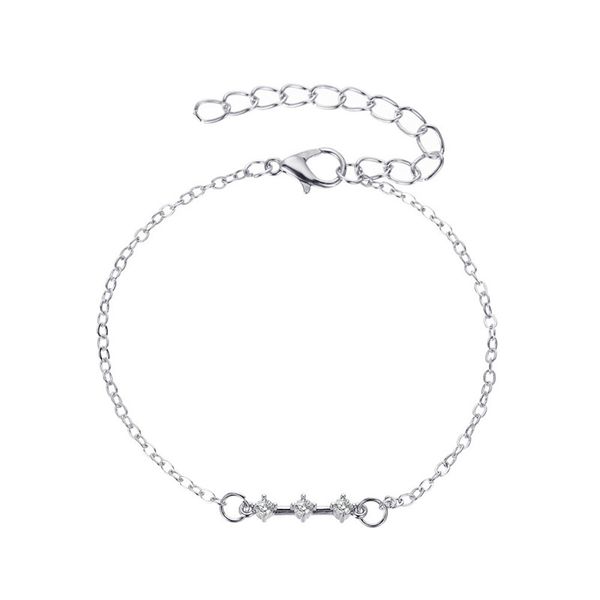 2020 new micro rhinestone star bracelet for women female hand chains fashion jewelry birthday gifts adjustable 1 piece, Black 
2020 new micro rhinestone star bracelet for women female hand chains fashion jewelry birthday gifts adjustable 1 piece, Black