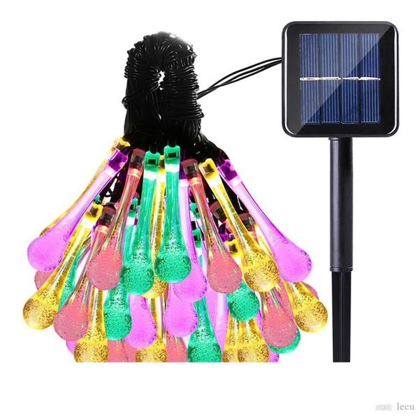 Premium Quality 6m 30 LED Solar Christmas Lights 8 Modes Waterproof Water Drop Solar Fairy String Lights for Garden
Premium Quality 6m 30 LED Solar Christmas Lights 8 Modes Waterproof Water Drop Solar Fairy String Lights for Garden