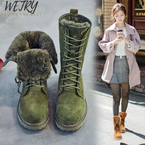 wetry wedge shoes genuine leather snow boots woman winter boots 2020 winter women's shoes pig split ladies platform booties, Black
wetry wedge shoes genuine leather snow boots woman winter boots 2020 winter women's shoes pig split ladies platform booties, Black