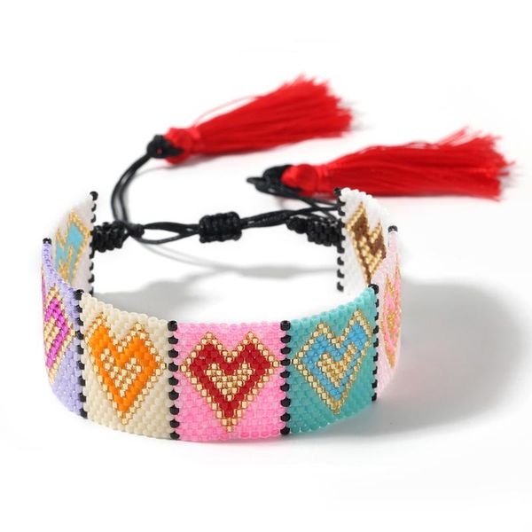 rttooas 2020 new heart bracelet miyuki tassel cuff bracelets for women fashion handmade woven jewelry couples lover gift, Golden;silver
rttooas 2020 new heart bracelet miyuki tassel cuff bracelets for women fashion handmade woven jewelry couples lover gift, Golden;silver
