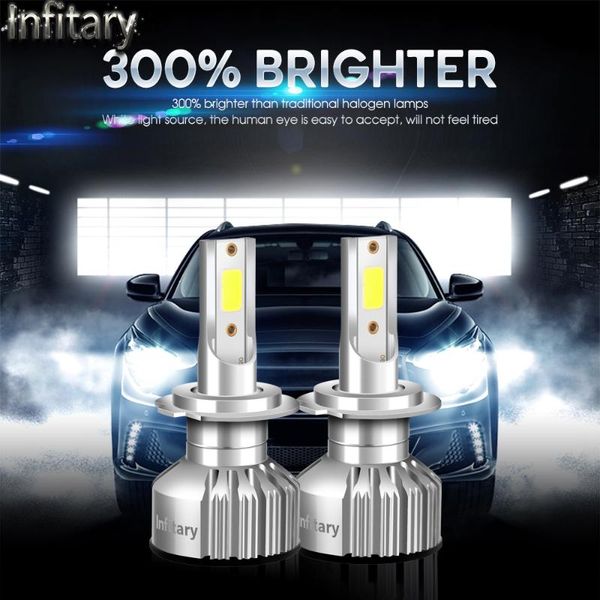 infitary 2 pcs car h4 h7 led running lights bulb 6500k 3 h1 h3 h11 h13 9005 9006 9007 anti-fog headlight auto diode lamps
infitary 2 pcs car h4 h7 led running lights bulb 6500k 3 h1 h3 h11 h13 9005 9006 9007 anti-fog headlight auto diode lamps