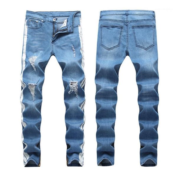 designer jeans holes denim pencil pants fashion street hiphop mens trousers light blue mens
designer jeans holes denim pencil pants fashion street hiphop mens trousers light blue mens