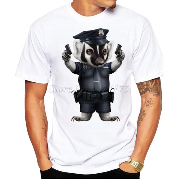 2019 new arrivals fashion badger cop design men's t shirt boy cool style casual t-shirt
2019 new arrivals fashion badger cop design men's t shirt boy cool style casual t-shirt