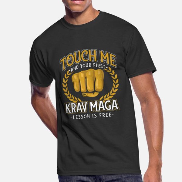 touch me and your first krav maga lesson is t shirt men printed cotton o-neck homme loose humor summer style novelty shirt
touch me and your first krav maga lesson is t shirt men printed cotton o-neck homme loose humor summer style novelty shirt