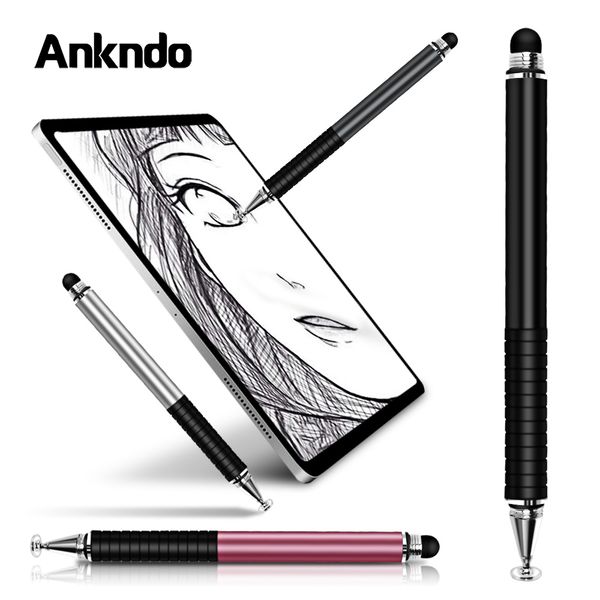 Universal Pens Capacitive Screen Tablet 2 In 1 Stylus Drawing Caneta Touch Pen For Mobile Android Phone Smart Pencil Accessories