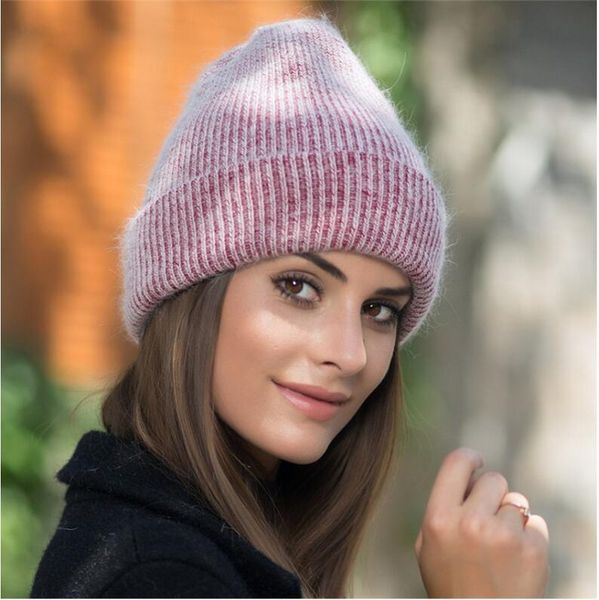 2020 new women soft hats double knitting thick bonnet beanie caps solid warm winter hats women's cap skullies beanies, Blue;gray
2020 new women soft hats double knitting thick bonnet beanie caps solid warm winter hats women's cap skullies beanies, Blue;gray