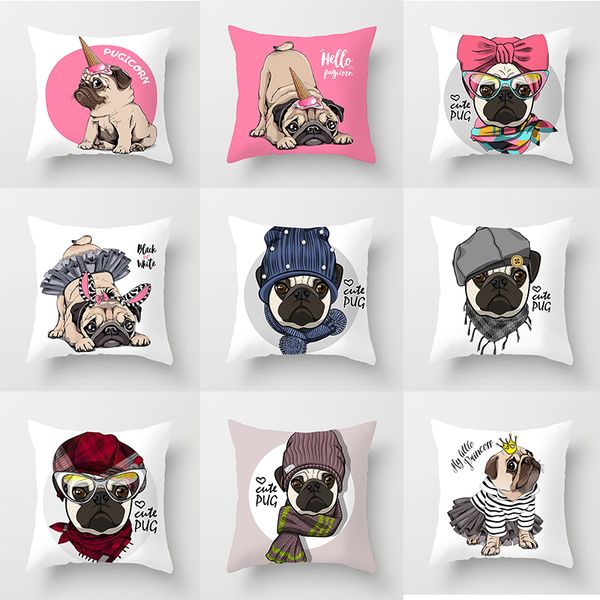 cute pug dog throw pillow case i love pug cushion covers for home sofa chair decorative pillowcases
cute pug dog throw pillow case i love pug cushion covers for home sofa chair decorative pillowcases
