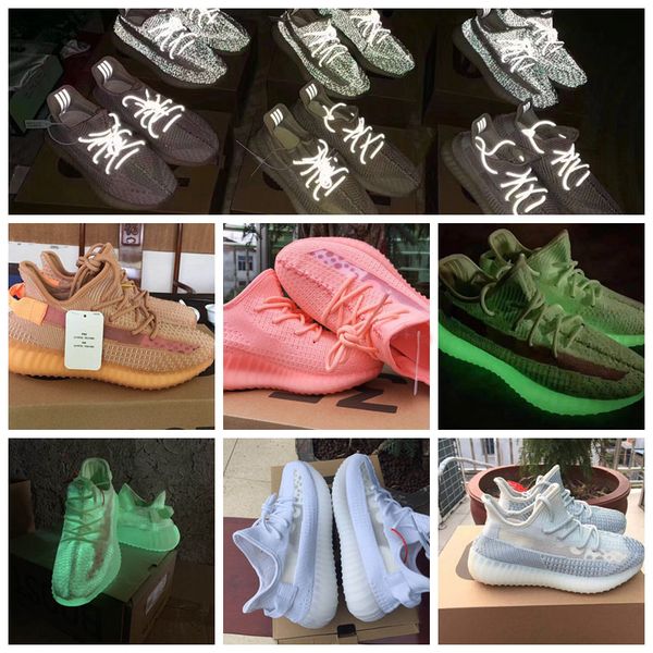 2020 new kanye west yecheil yeshaya white green static reflective running shoes mens womens clay glo wave runner 36-46
2020 new kanye west yecheil yeshaya white green static reflective running shoes mens womens clay glo wave runner 36-46