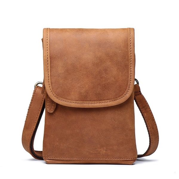 2020 shoulder bag male new retro crazy horse leather men's retro pocket leather messenger bags' multi-function mobile phone bags
2020 shoulder bag male new retro crazy horse leather men's retro pocket leather messenger bags' multi-function mobile phone bags