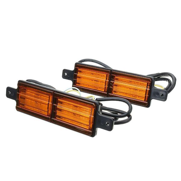 2pcs 10-15v universal bull bar front 30 led indicator park light lamp bulb truck trailer
2pcs 10-15v universal bull bar front 30 led indicator park light lamp bulb truck trailer