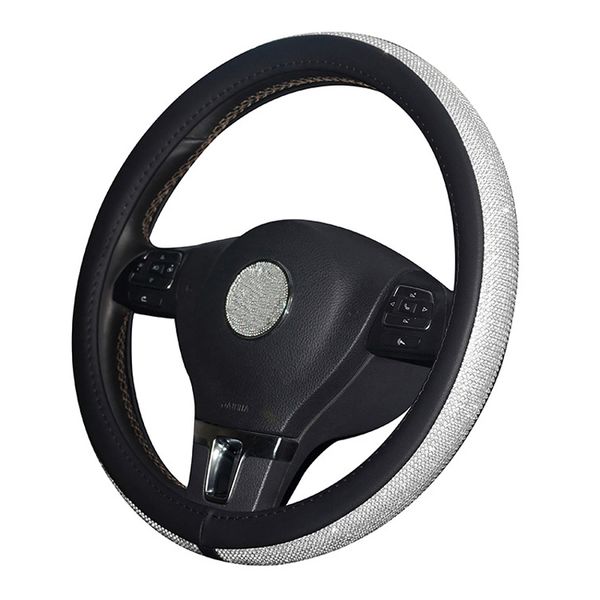 car leather steering wheel covers crystal rhinestone auto steering wheel covers protectors interior accessories for women girls
car leather steering wheel covers crystal rhinestone auto steering wheel covers protectors interior accessories for women girls