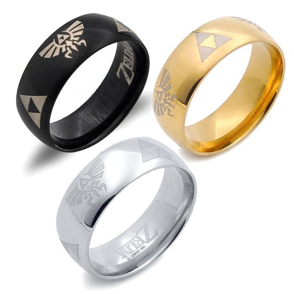 cosplay game jewelry legend of zelda ring shiny gold and black wedding ring for men woman, Golden;silver
cosplay game jewelry legend of zelda ring shiny gold and black wedding ring for men woman, Golden;silver