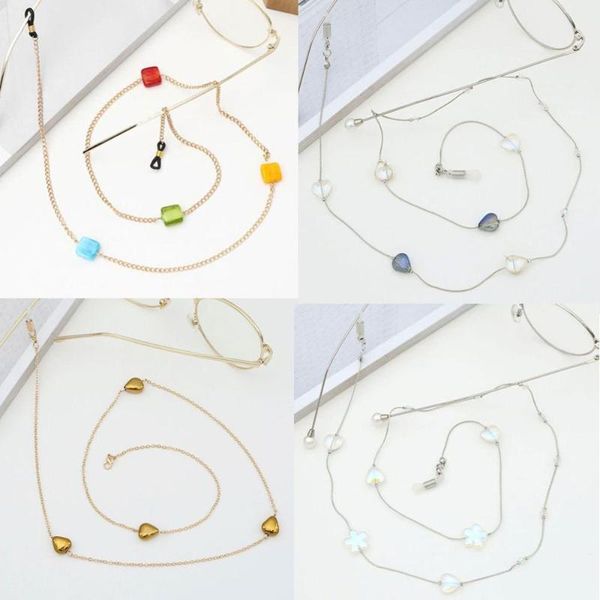 beaded eyewears chains reading glasses chain eyeglass rope sunglasses holder cord metal neck strap, Silver
beaded eyewears chains reading glasses chain eyeglass rope sunglasses holder cord metal neck strap, Silver