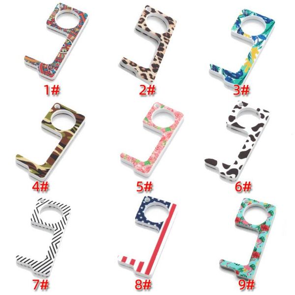 thickened acrylic non-touch door closer door opener handheld keychain tool offering anti-epidemic door opener hook & stylus utlity tool, Silver
thickened acrylic non-touch door closer door opener handheld keychain tool offering anti-epidemic door opener hook & stylus utlity tool, Silver