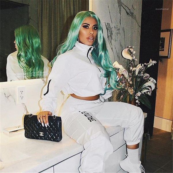 tracksuits women casual cool letter 2 piece pants loose long sleeved zip neck fashion women tracksuits street style designer, White
tracksuits women casual cool letter 2 piece pants loose long sleeved zip neck fashion women tracksuits street style designer, White