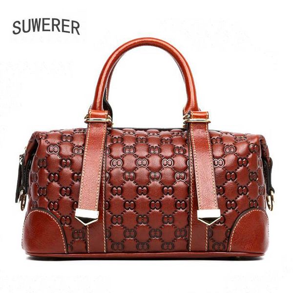 suwerer women genuine leather bag luxury handbags women bags designer real cowhide leather shoulder bag tote boston
suwerer women genuine leather bag luxury handbags women bags designer real cowhide leather shoulder bag tote boston