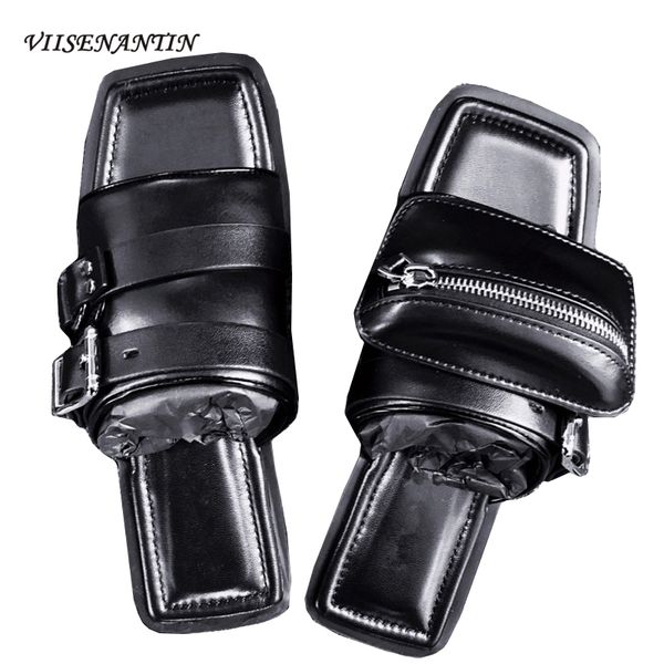 flat metal decorative sandals women 2020 summer new style sandals women's square head open-toe outer wear slippers, Black
flat metal decorative sandals women 2020 summer new style sandals women's square head open-toe outer wear slippers, Black