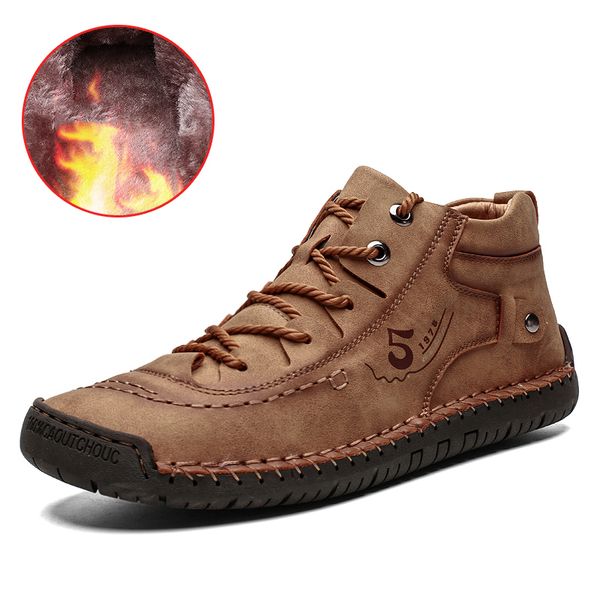 boots winter men shoes keep warm split leather ankle snow lace-up comfortable outdoor man motorcycle boot, Black
boots winter men shoes keep warm split leather ankle snow lace-up comfortable outdoor man motorcycle boot, Black