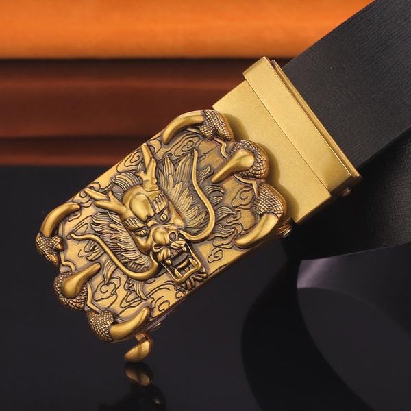 buckle automatic buckle belts men genuine leather toothless fashion wear casual cowskin ceinture, Black;brown
buckle automatic buckle belts men genuine leather toothless fashion wear casual cowskin ceinture, Black;brown