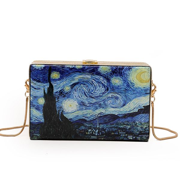fashionable oil painting cartoon vintage box style ladies party clutch bag shoulder bag tote crossbody mini messenger f
fashionable oil painting cartoon vintage box style ladies party clutch bag shoulder bag tote crossbody mini messenger f