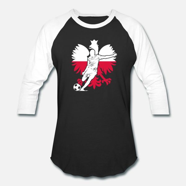 poland t shirt men character cotton round collar unique fit new style spring unique shirt
