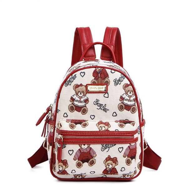 fashion cute lovely bear backpackbag england casual style for women girls ladies students with side pocket
fashion cute lovely bear backpackbag england casual style for women girls ladies students with side pocket