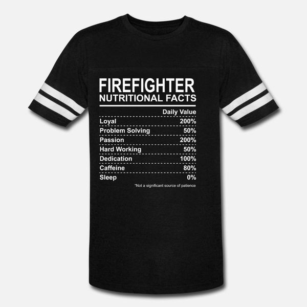 firefighter nutritional facts t shirt men custom tee shirt o neck standard crazy funny casual summer formal shirt
firefighter nutritional facts t shirt men custom tee shirt o neck standard crazy funny casual summer formal shirt