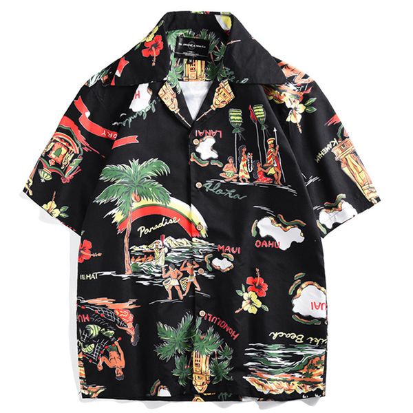 hawaiian shirt clothing 2020 summer new digital printing short sleeved shirt summer casual loose shirt men, White;black
hawaiian shirt clothing 2020 summer new digital printing short sleeved shirt summer casual loose shirt men, White;black