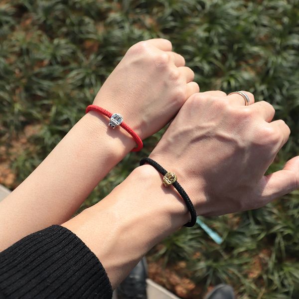 noter 2020 jewelry 2pcs/set paired bracelet for lovers lucky red braclet distance couple braslet king lion brazalete rope joyas, Golden;silver
noter 2020 jewelry 2pcs/set paired bracelet for lovers lucky red braclet distance couple braslet king lion brazalete rope joyas, Golden;silver