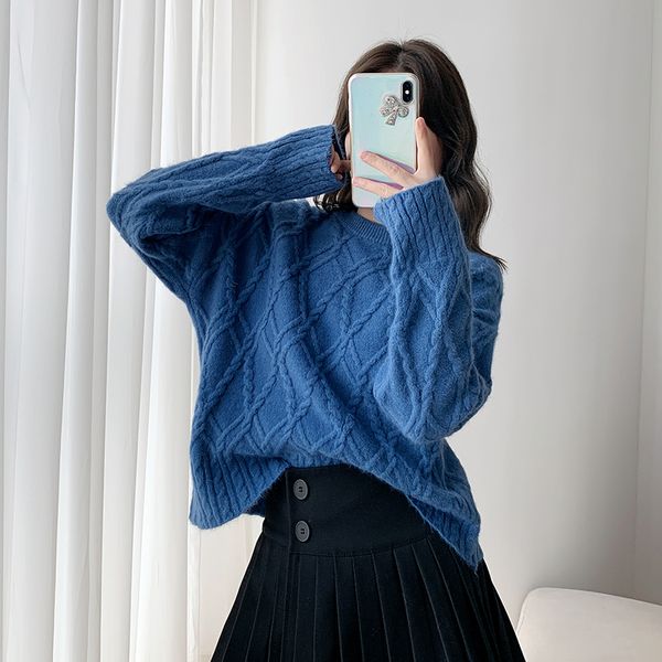 women's sweaters sweater female 2021 fashion autumn winter knitted women o-neck pullover wool tricot jersey jumper femme s86, White;black
women's sweaters sweater female 2021 fashion autumn winter knitted women o-neck pullover wool tricot jersey jumper femme s86, White;black