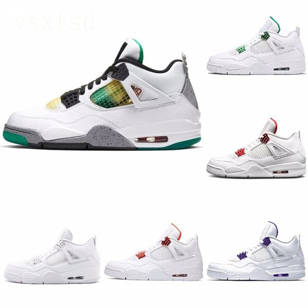 cool grey 4 pure money metallic pack men basketball shoes 4s pine green court purple university orange red sneaker j#07-415
cool grey 4 pure money metallic pack men basketball shoes 4s pine green court purple university orange red sneaker j#07-415
