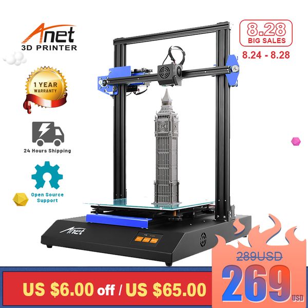 printers anet et5x large size 3d printer reprap prusa i3 support open source max pring 300*300*400mm with auto bed leveling
printers anet et5x large size 3d printer reprap prusa i3 support open source max pring 300*300*400mm with auto bed leveling