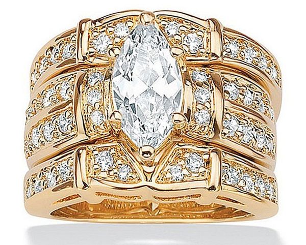 junerain vecalon classic jewelry marquise cut 2ct 5a zircon cz wedding band ring set for women 14kt yellow gold filled enagement ring, Slivery;golden
junerain vecalon classic jewelry marquise cut 2ct 5a zircon cz wedding band ring set for women 14kt yellow gold filled enagement ring, Slivery;golden