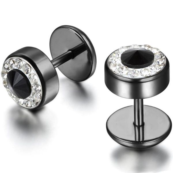 stud boniskiss fashion men's titanium stainless steel silver color barbell synthetic crystal earrings faux taper jewelry male bijoux, Golden;silver
stud boniskiss fashion men's titanium stainless steel silver color barbell synthetic crystal earrings faux taper jewelry male bijoux, Golden;silver