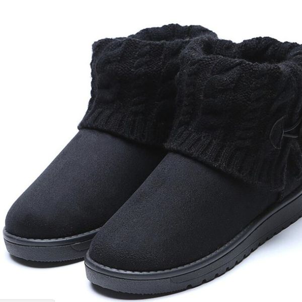 new non-slip snow boots woman short tube flat bottom short plush keep warm covered cotton shoes plus size winter botas mujer, Black
new non-slip snow boots woman short tube flat bottom short plush keep warm covered cotton shoes plus size winter botas mujer, Black