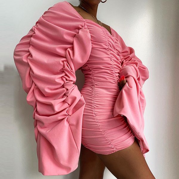 casual dresses meqeiss 2021 off shoulder women slash neck ruched fashion autumn ladies party bodycon mini dress, Black;gray
casual dresses meqeiss 2021 off shoulder women slash neck ruched fashion autumn ladies party bodycon mini dress, Black;gray