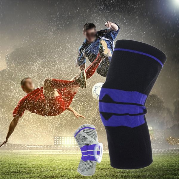 full knee protector upgrade version knee pad spring silicone brace knee sleeve relief prevent fitness sports breathable guard, Black;gray
full knee protector upgrade version knee pad spring silicone brace knee sleeve relief prevent fitness sports breathable guard, Black;gray