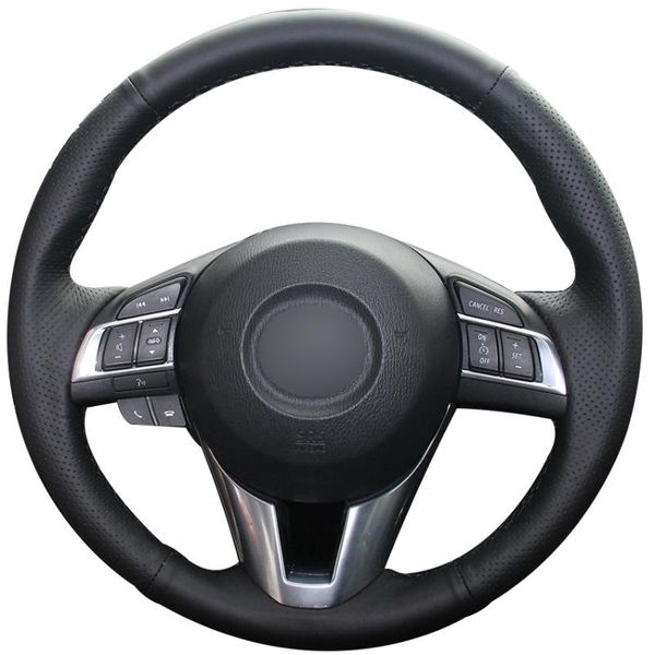 black synthetic leather car steering wheel cover for 3 axela 6 atenza 2 cx-3 cx3 cx-5 cx5 scion ia
black synthetic leather car steering wheel cover for 3 axela 6 atenza 2 cx-3 cx3 cx-5 cx5 scion ia