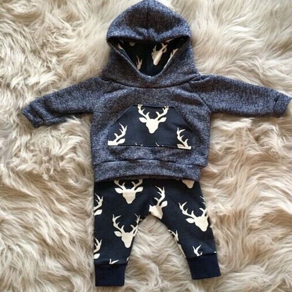 2019 autumn boys clothes cotton long sleeve deer hoodie coat+pants kids 2pcs suit baby boy sets infant clothing y200807, White
2019 autumn boys clothes cotton long sleeve deer hoodie coat+pants kids 2pcs suit baby boy sets infant clothing y200807, White