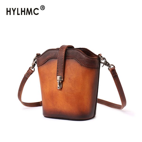 new vintage leather bag women shoulder messenger bag handmade leather female small bucket phone crossbody bags original soft
new vintage leather bag women shoulder messenger bag handmade leather female small bucket phone crossbody bags original soft