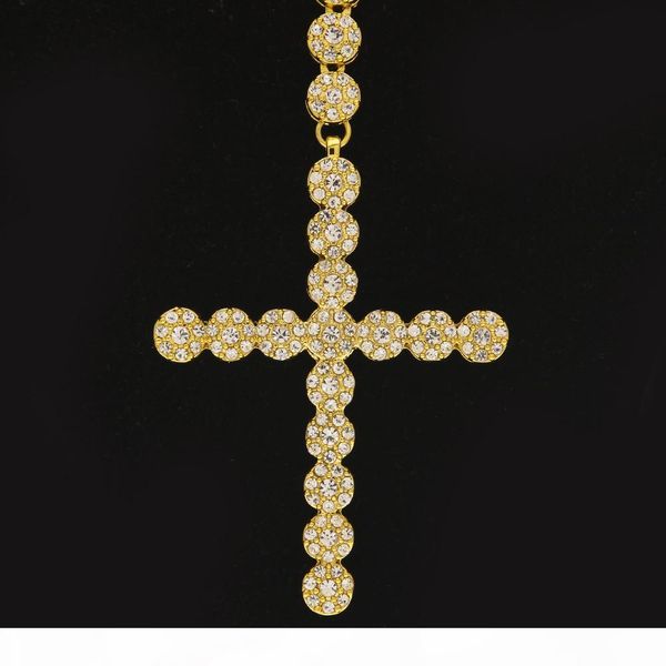 men luxury long necklace gold silver full iced out rhinestones jesus face with big cross pendant necklace rosary punk jewelry
men luxury long necklace gold silver full iced out rhinestones jesus face with big cross pendant necklace rosary punk jewelry